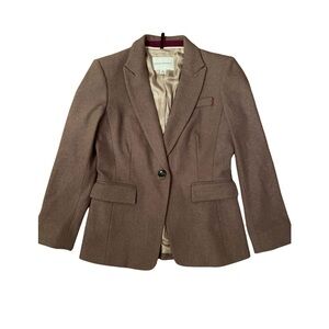 Banana Republic Brown Wool-Blend Blazer (Size 4)
Like New